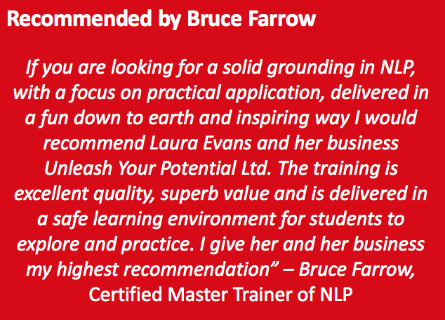 Bruce Farrow Recommendation for Laura Evans NLP Trainer