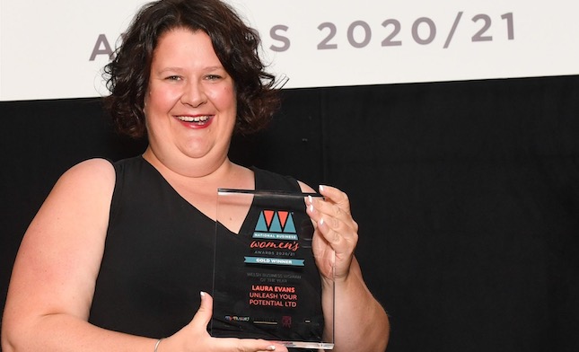 ‘a leading light in showing other women it’s possible!’ – Winner of Welsh Business Woman of the Year 2020/21