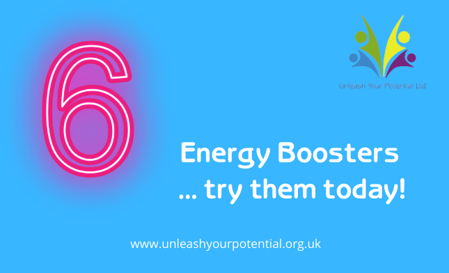 Energy Boosters … try these today!